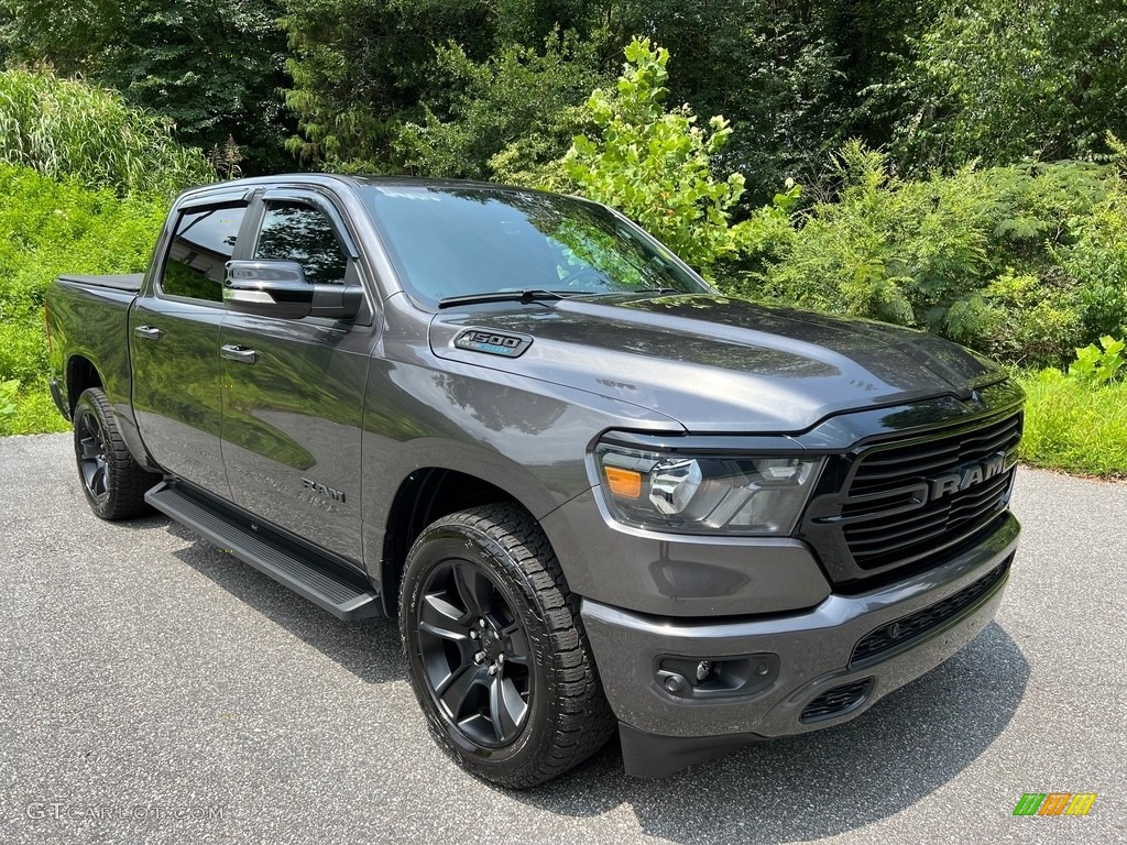 Granite Crystal Metallic 2021 Ram 1500 Big Horn Crew Cab 4x4 Exterior Photo #146411794