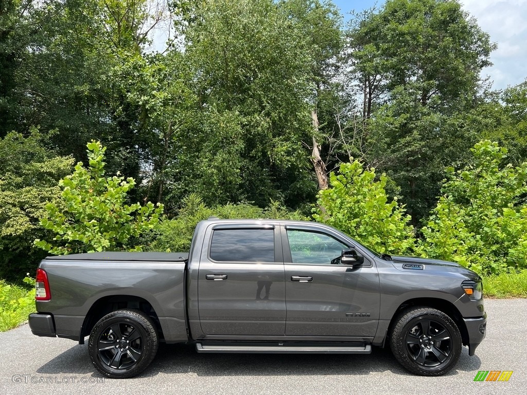 Granite Crystal Metallic 2021 Ram 1500 Big Horn Crew Cab 4x4 Exterior Photo #146411812