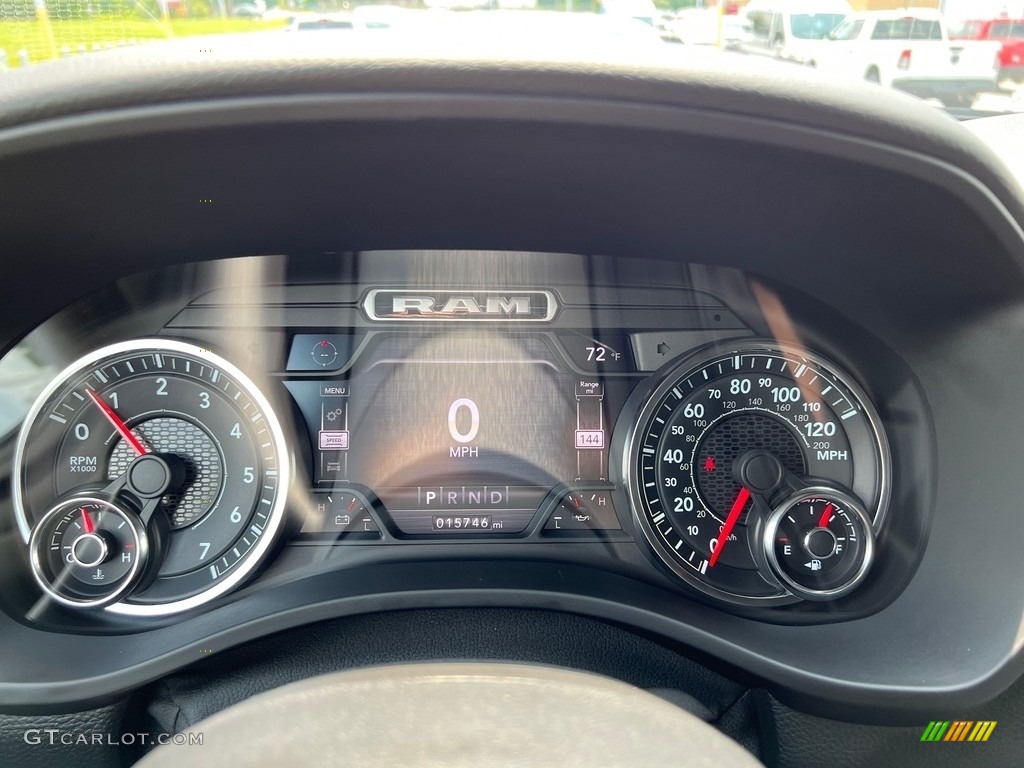 2021 Ram 1500 Big Horn Crew Cab 4x4 Gauges Photo #146412088