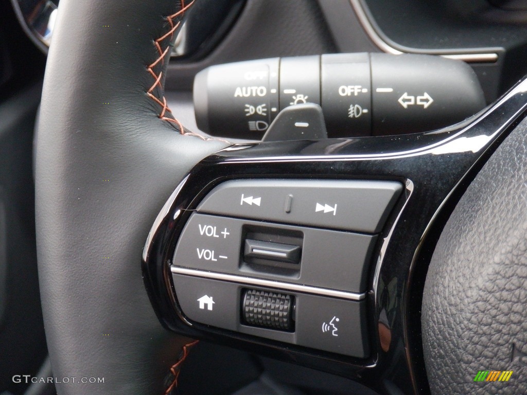 2023 Honda Pilot TrailSport AWD Black Steering Wheel Photo #146412154