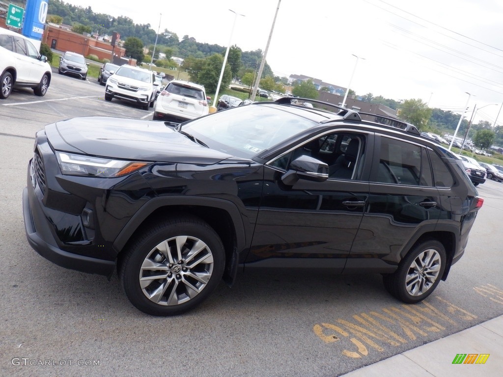2022 RAV4 XLE Premium AWD - Midnight Black Metallic / Black photo #6