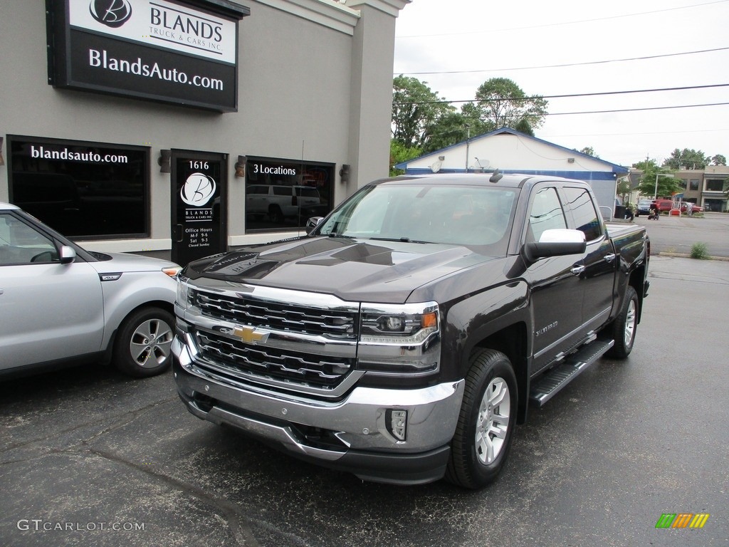 2016 Silverado 1500 LTZ Crew Cab 4x4 - Autumn Bronze Metallic / Jet Black photo #2