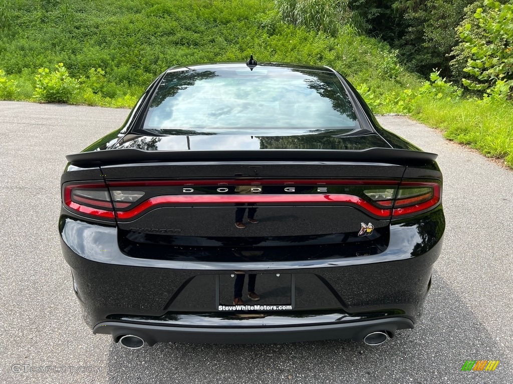 2023 Charger Scat Pack Plus - Pitch Black / Ruby Red/Black photo #7
