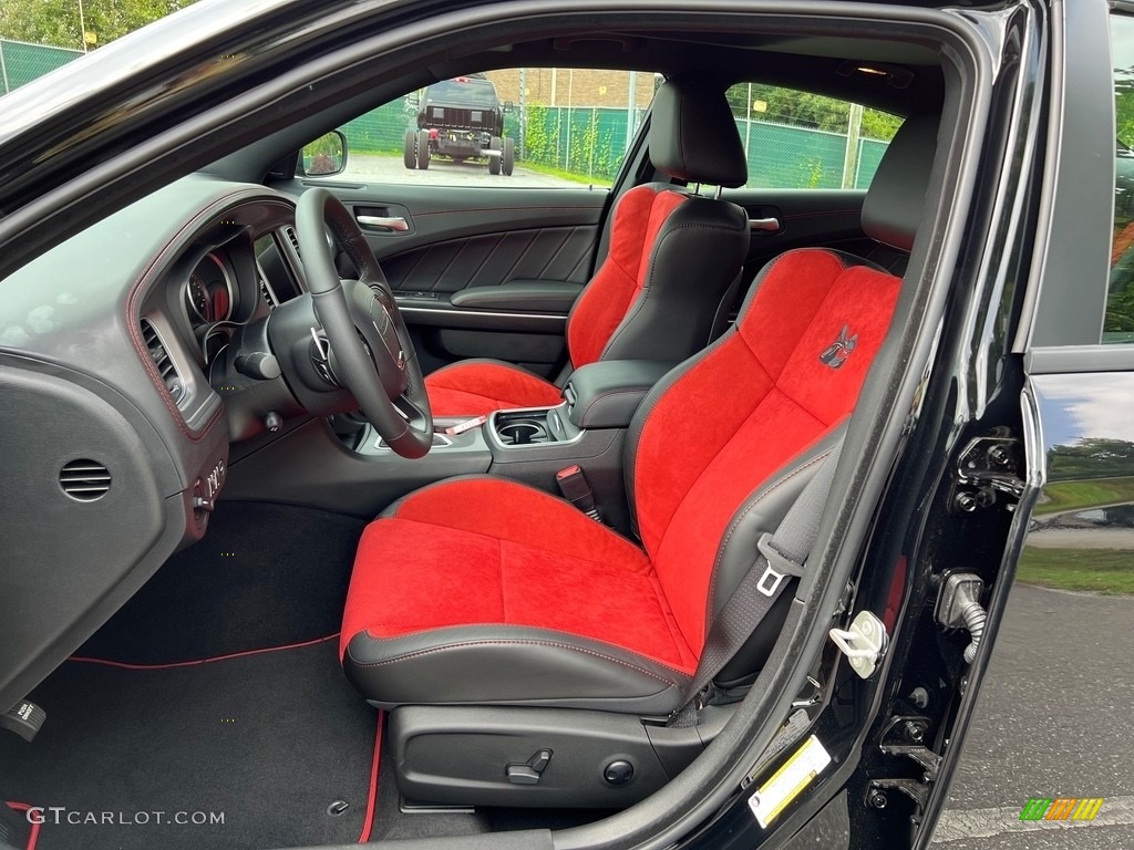 Ruby Red/Black Interior 2023 Dodge Charger Scat Pack Plus Photo #146412985