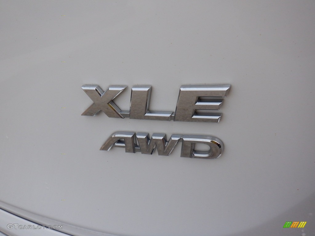 2018 RAV4 XLE AWD - Super White / Ash photo #16