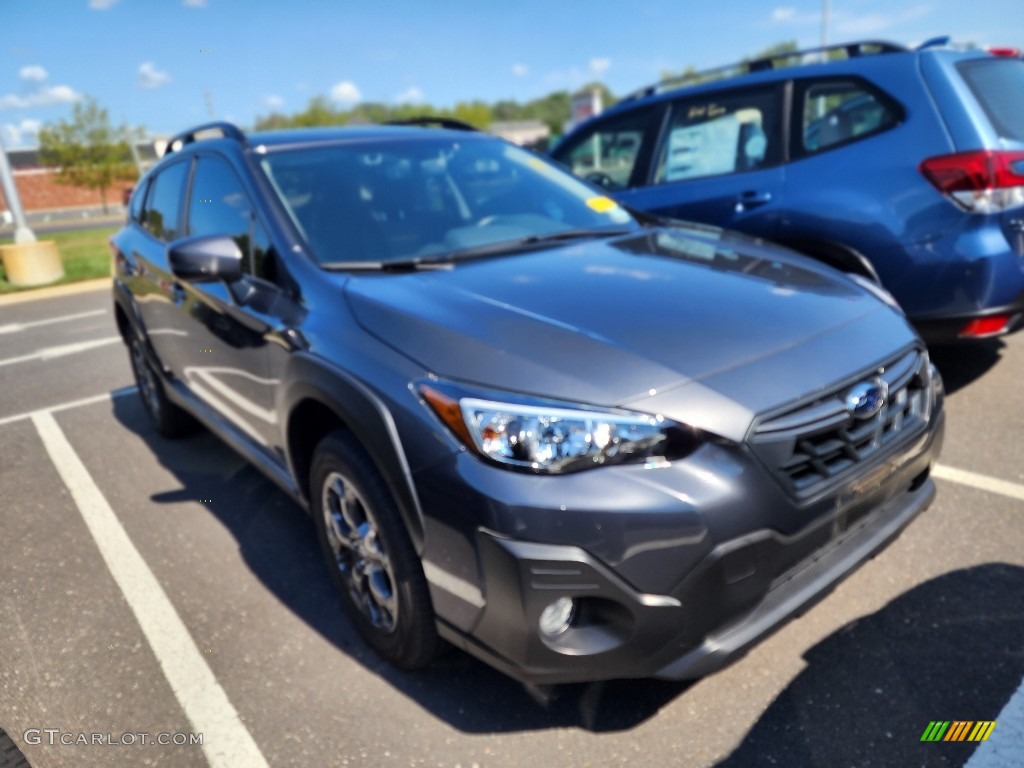 2022 Crosstrek Sport - Magnetite Gray Metallic / Gray photo #2