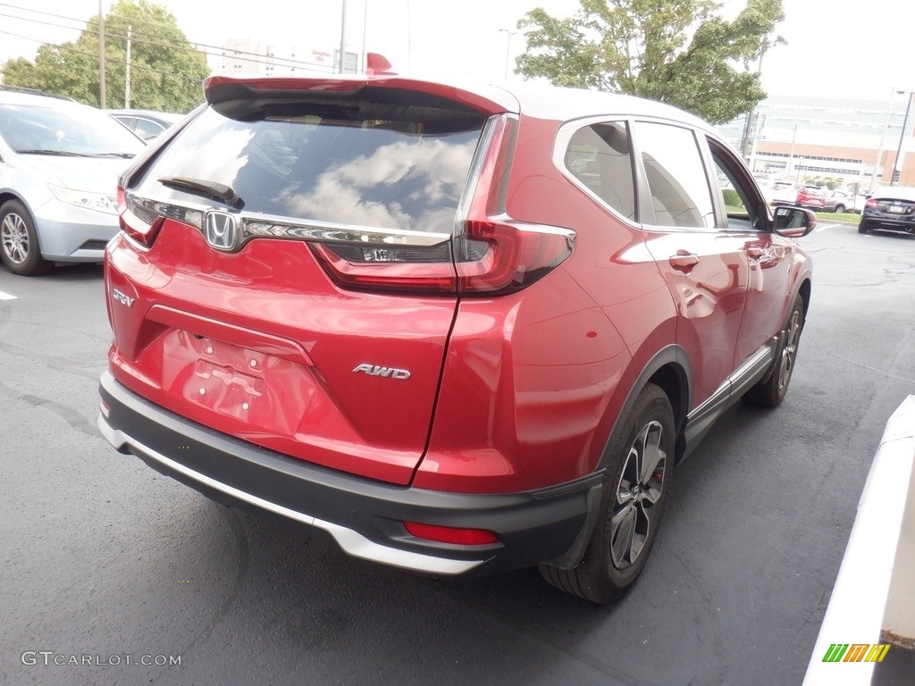 2022 CR-V EX AWD - Radiant Red Metallic / Gray photo #6