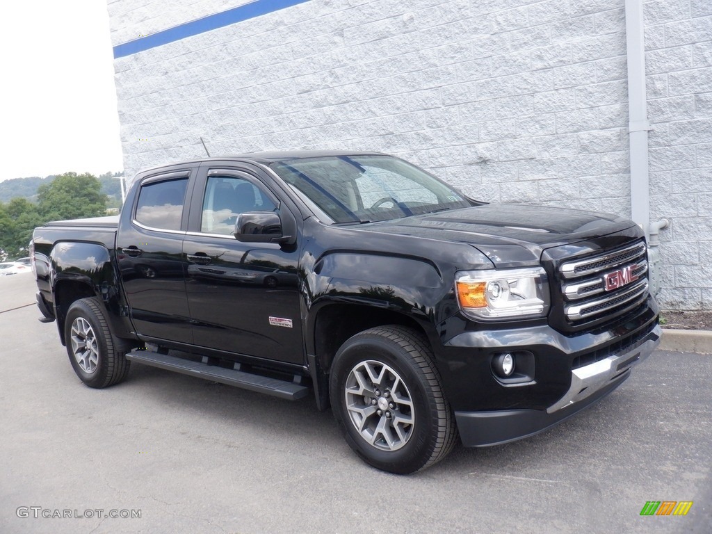 2015 Canyon SLE Crew Cab 4x4 - Onyx Black / Jet Black photo #1