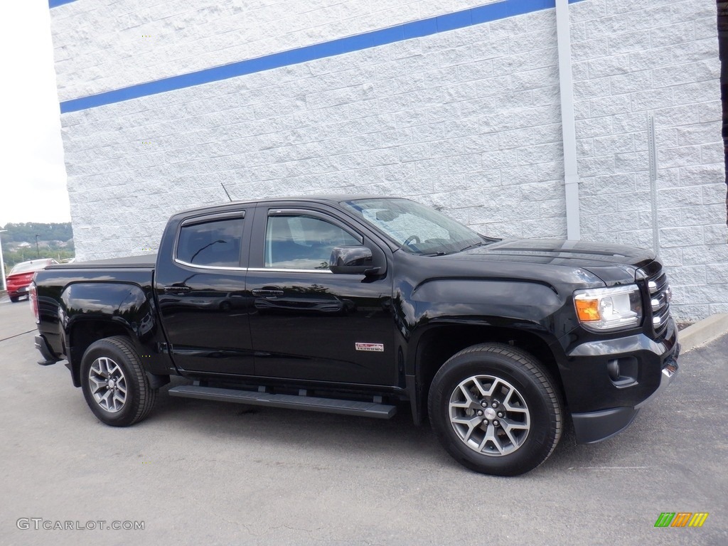 Onyx Black 2015 GMC Canyon SLE Crew Cab 4x4 Exterior Photo #146414231