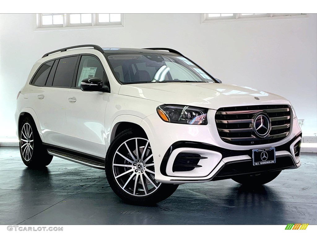Diamond White Metallic 2024 Mercedes-Benz GLS 450 4Matic Exterior Photo #146414798
