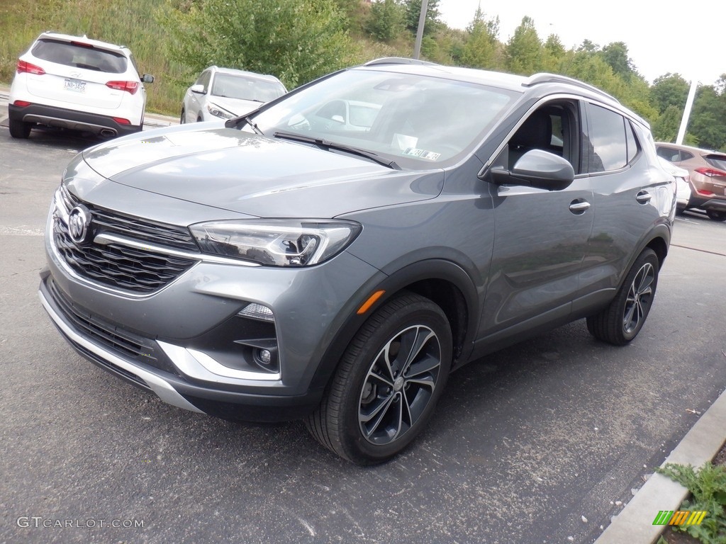 Satin Steel Metallic 2020 Buick Encore GX Essence AWD Exterior Photo #146415125