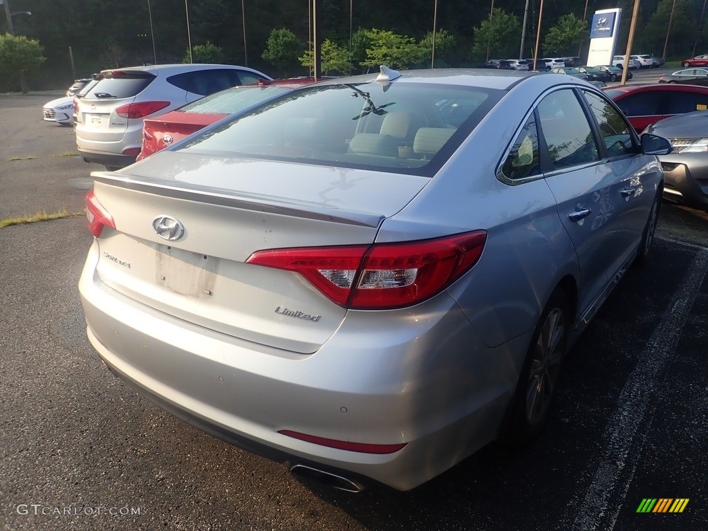 2017 Sonata Limited - Symphony Silver / Gray photo #4