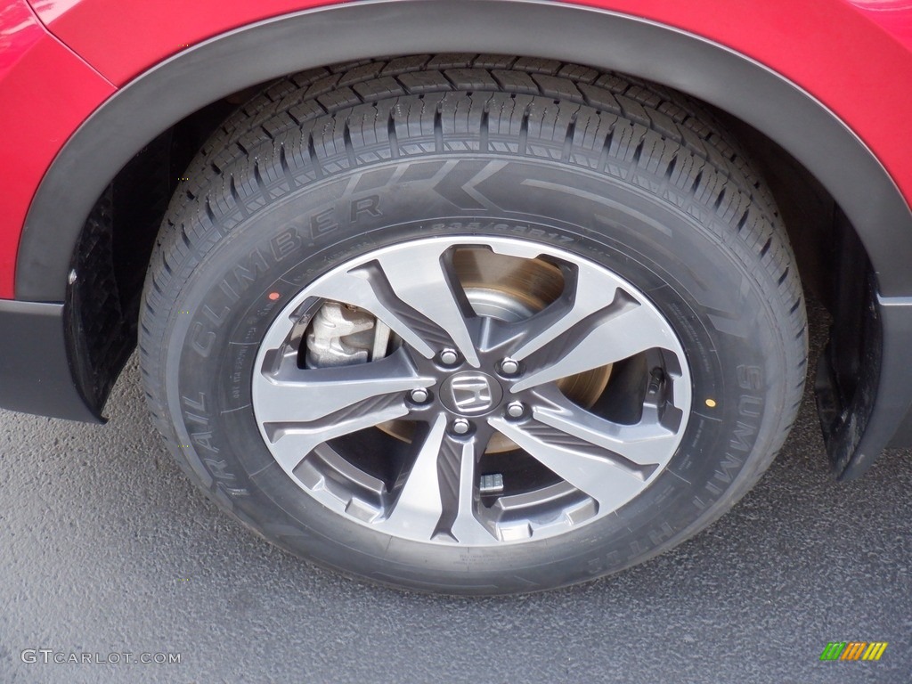 2020 CR-V LX AWD Hybrid - Radiant Red Metallic / Gray photo #3
