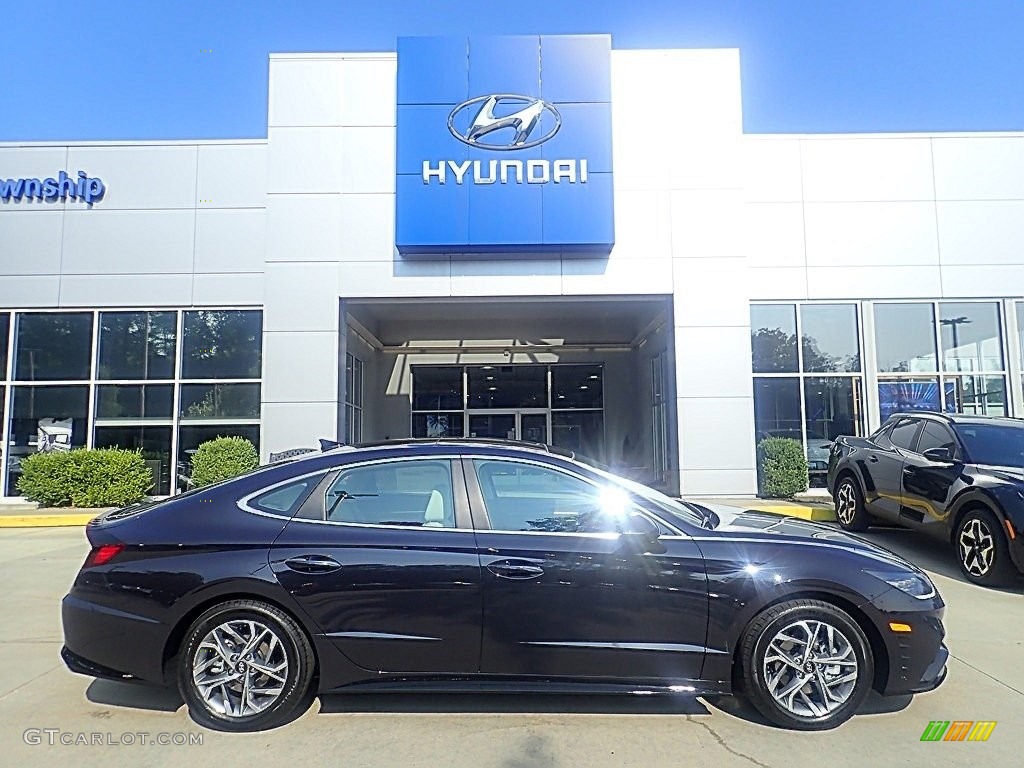 2023 Sonata SEL - Carbon Blue / Dark Gray/Camel photo #1