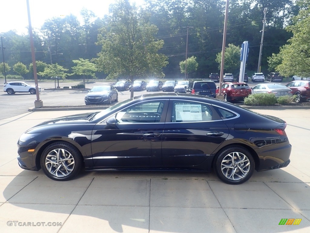 2023 Sonata SEL - Carbon Blue / Dark Gray/Camel photo #5