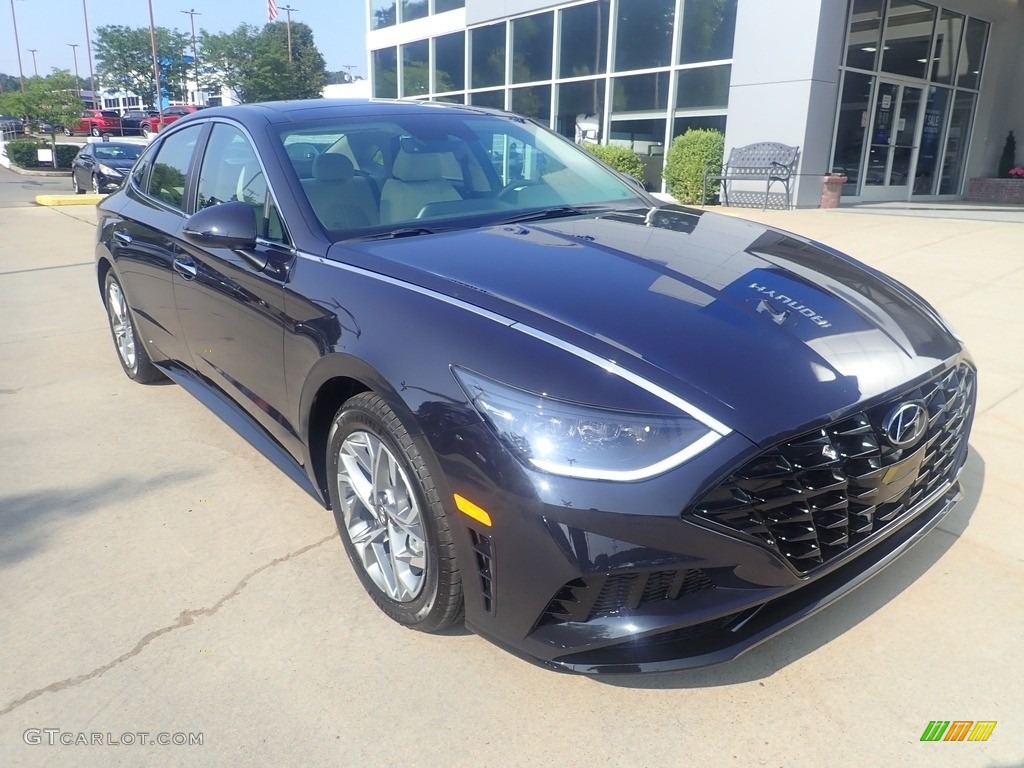 2023 Sonata SEL - Carbon Blue / Dark Gray/Camel photo #8