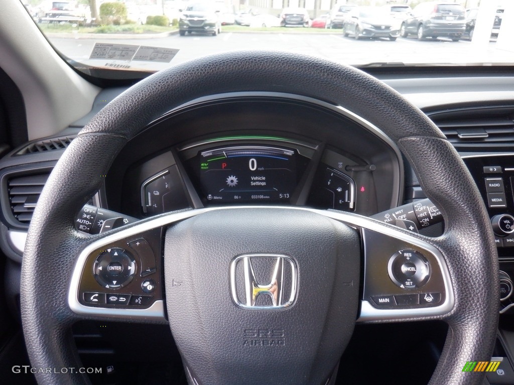 2020 Honda CR-V LX AWD Hybrid Gray Steering Wheel Photo #146416135