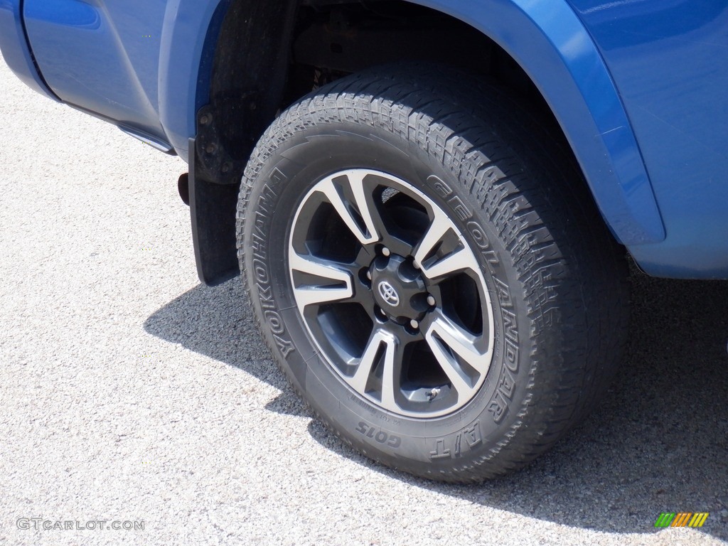 2018 Tacoma TRD Sport Access Cab 4x4 - Blazing Blue Pearl / Cement Gray photo #8