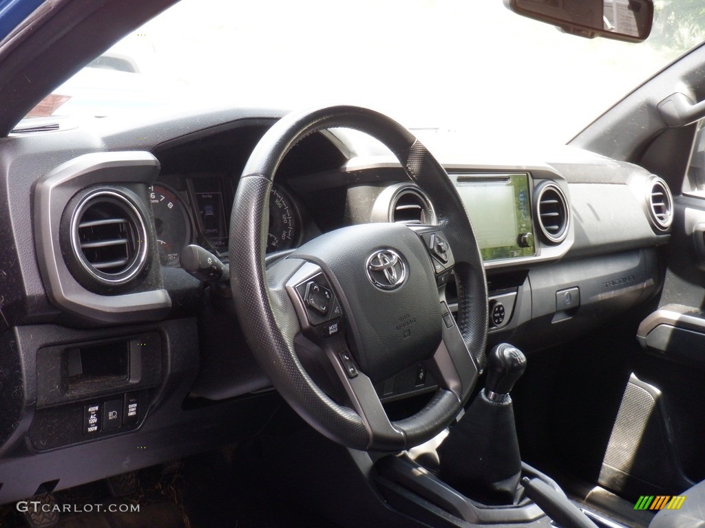 2018 Tacoma TRD Sport Access Cab 4x4 - Blazing Blue Pearl / Cement Gray photo #28