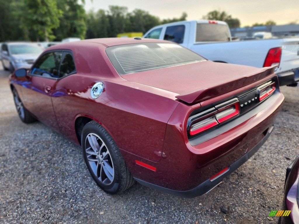 2019 Challenger SXT AWD - Octane Red Pearl / Black photo #3