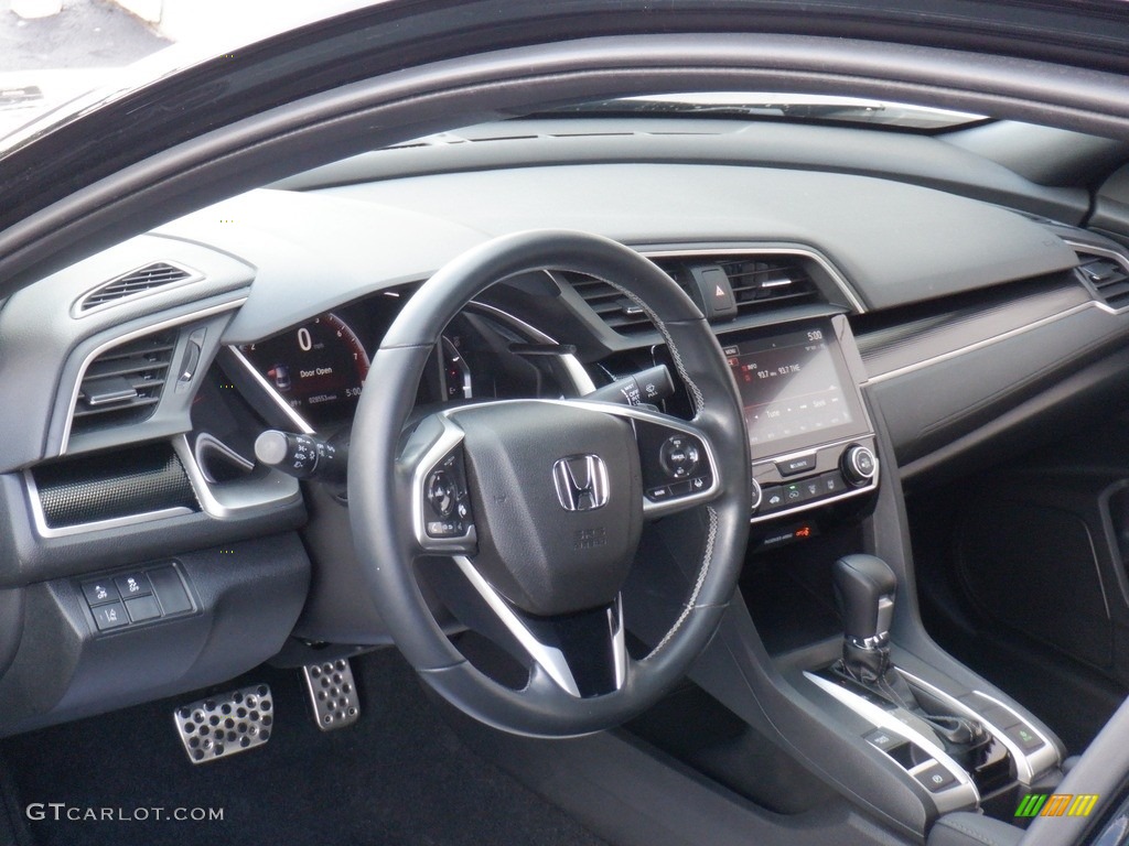 2020 Honda Civic Sport Sedan Black Dashboard Photo #146416942