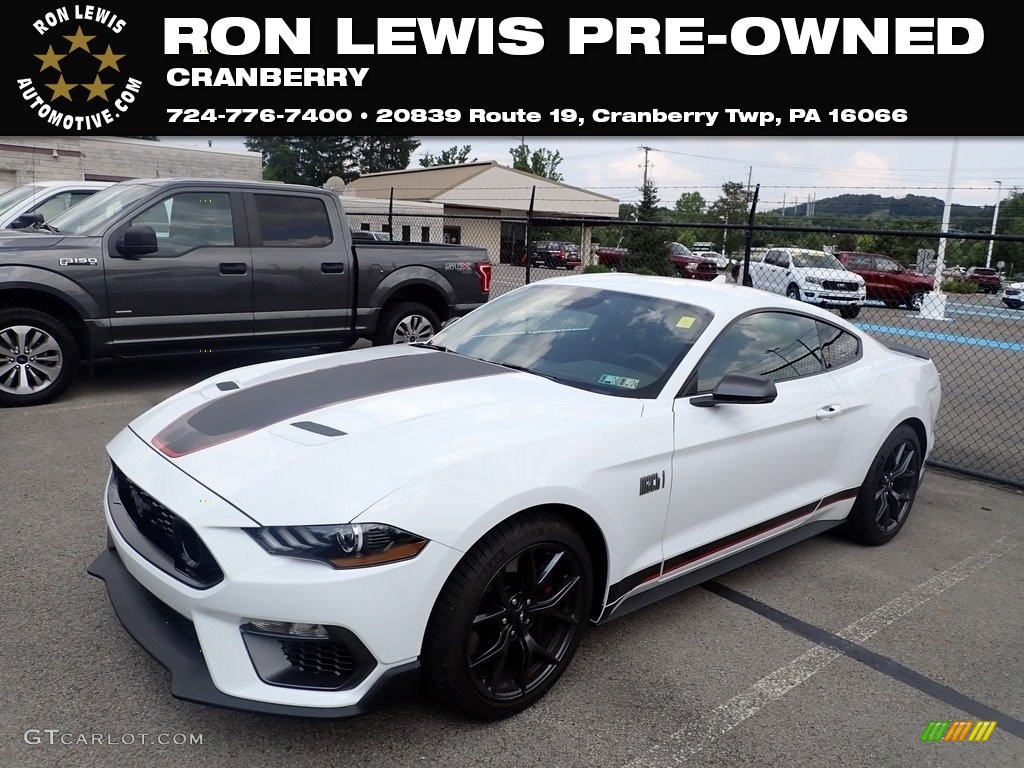 2023 Mustang Mach 1 - Oxford White / Ebony photo #1