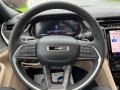 Wicker Beige/Global Black 2023 Jeep Grand Cherokee L Limited Steering Wheel
