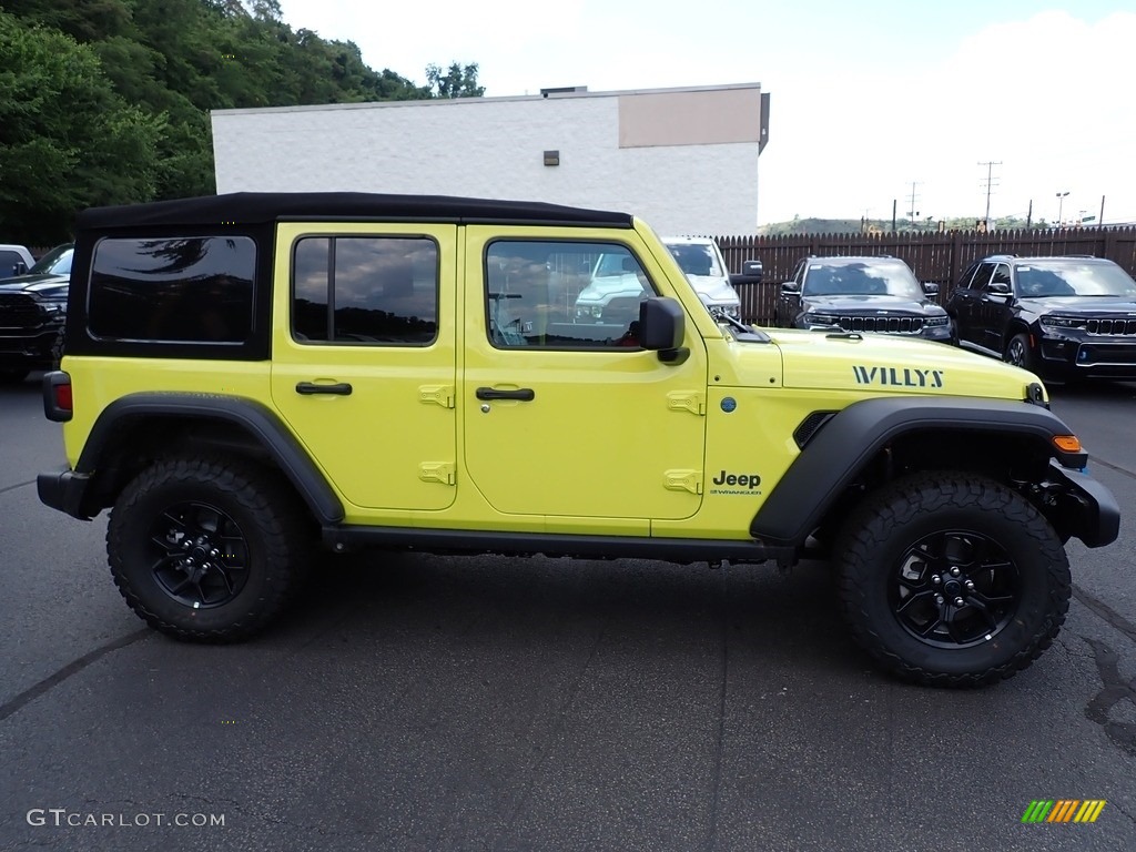 High Velocity 2024 Jeep Wrangler 4-Door Willys 4xe Hybrid Exterior Photo #146419011