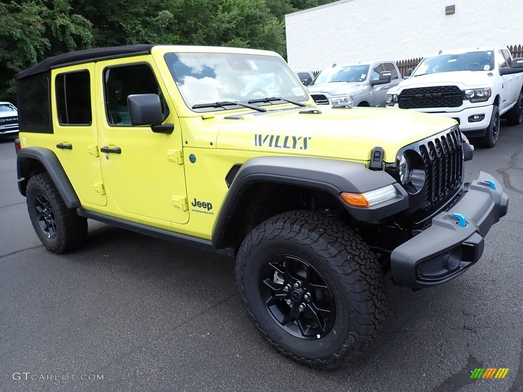 High Velocity 2024 Jeep Wrangler 4-Door Willys 4xe Hybrid Exterior Photo #146419035