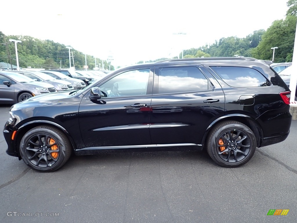 DB Black 2023 Dodge Durango R/T Hemi Orange AWD Exterior Photo #146419838