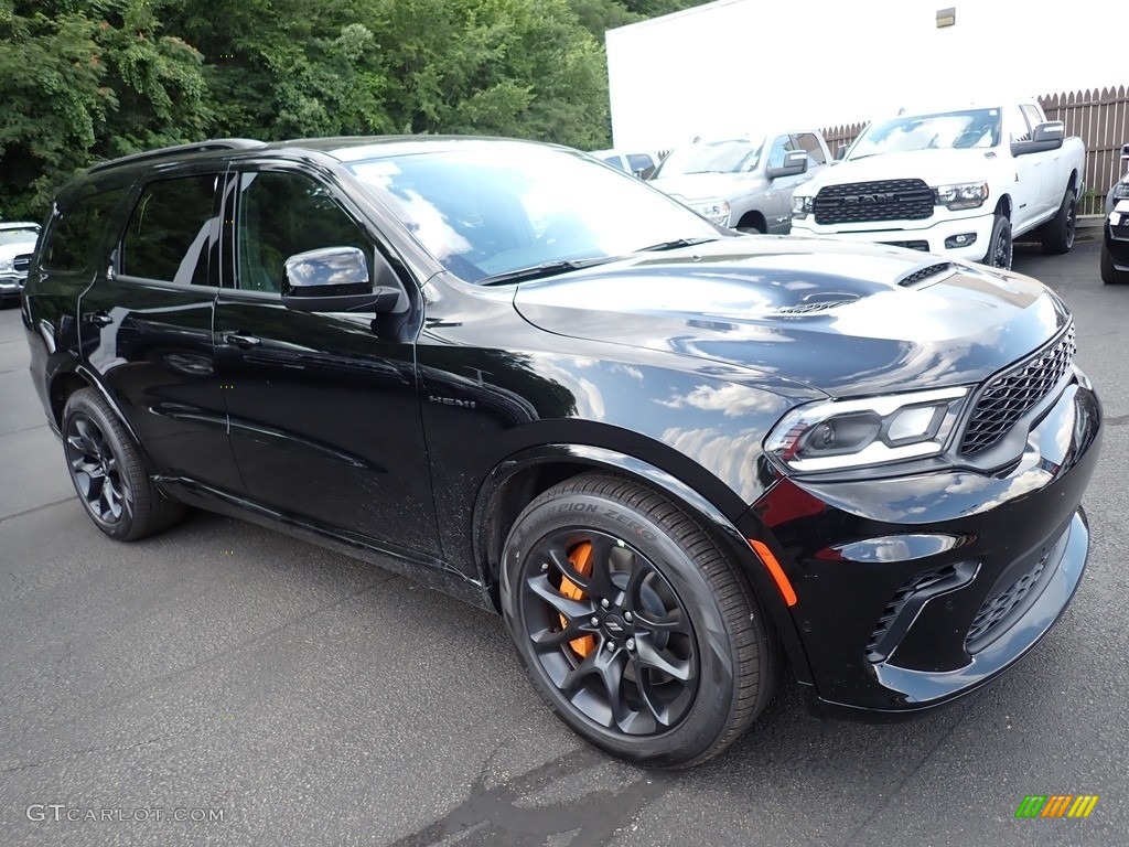 DB Black 2023 Dodge Durango R/T Hemi Orange AWD Exterior Photo #146419961
