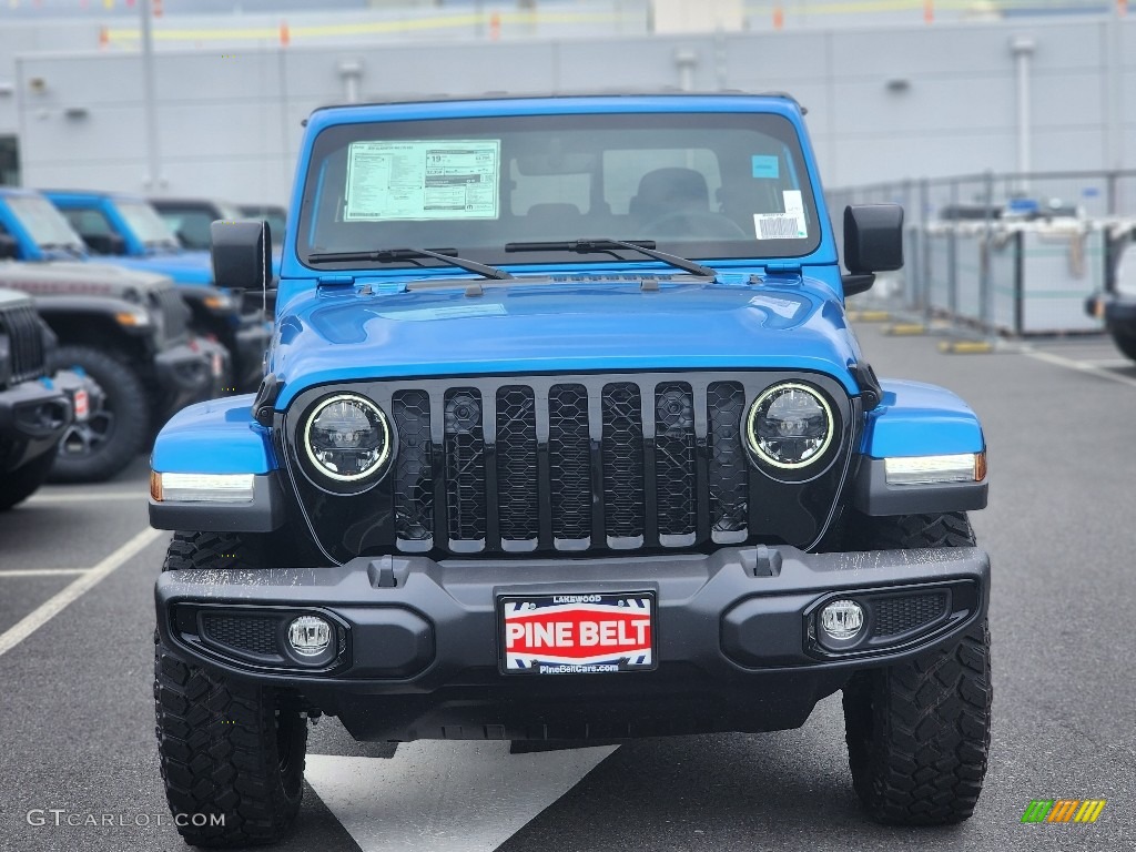 2023 Gladiator Willys 4x4 - Hydro Blue Pearl / Black photo #2