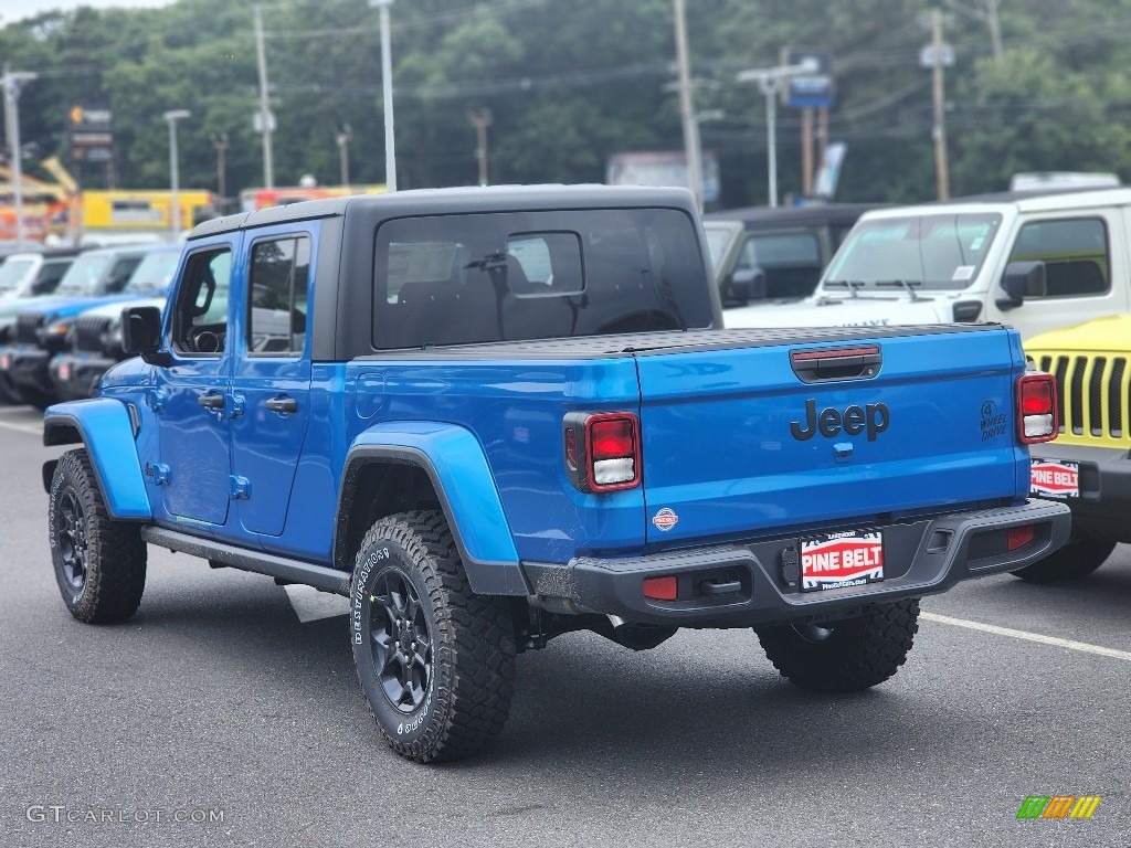 2023 Gladiator Willys 4x4 - Hydro Blue Pearl / Black photo #4