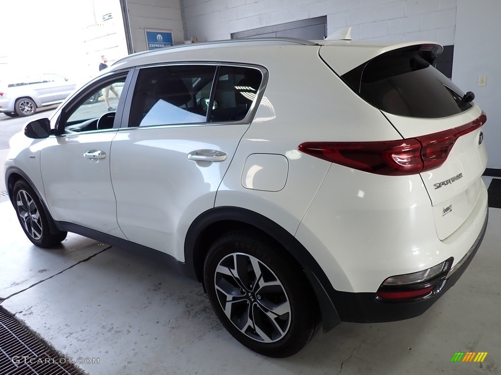 2020 Sportage EX AWD - Snow White Pearl / Black photo #2