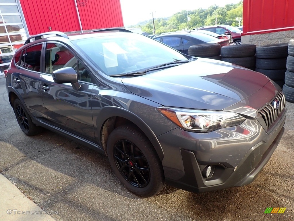 2022 Crosstrek Premium - Magnetite Gray Metallic / Black photo #4