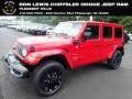 Firecracker Red - Wrangler 4-Door Sahara 4xe Hybrid Photo No. 1