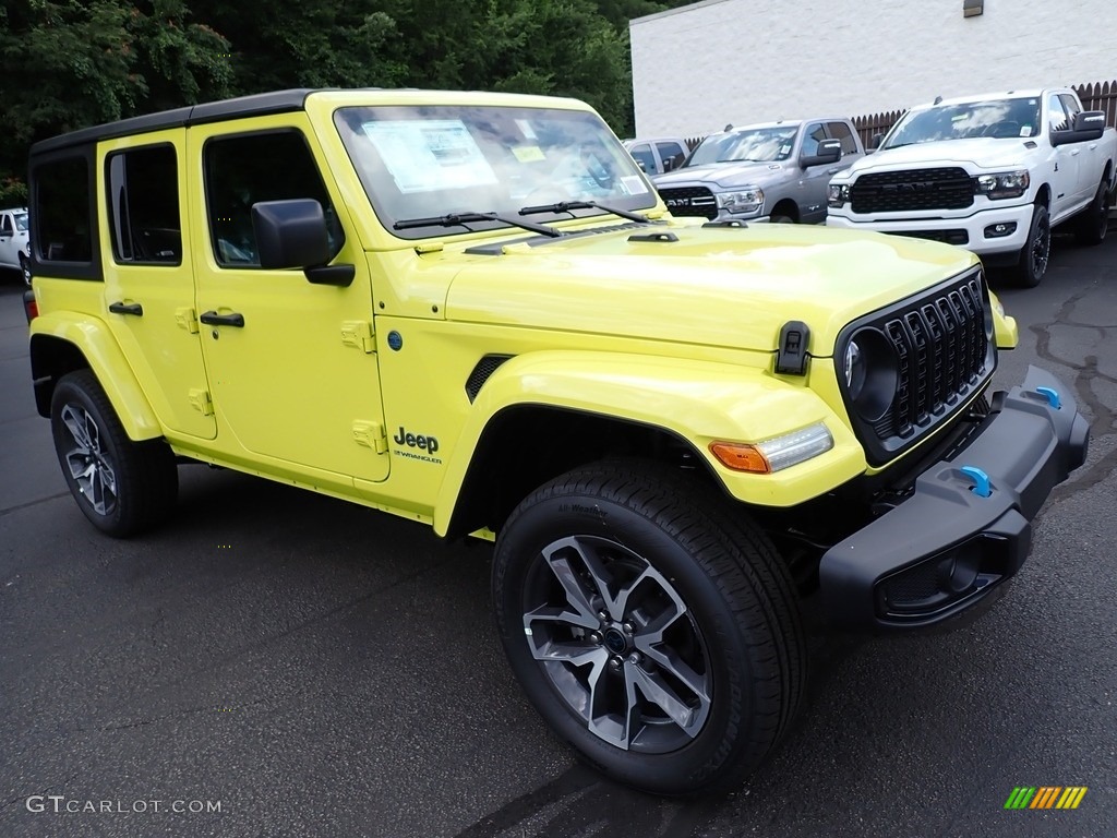 High Velocity 2024 Jeep Wrangler 4-Door Sport S 4xe Hybrid Exterior Photo #146421229