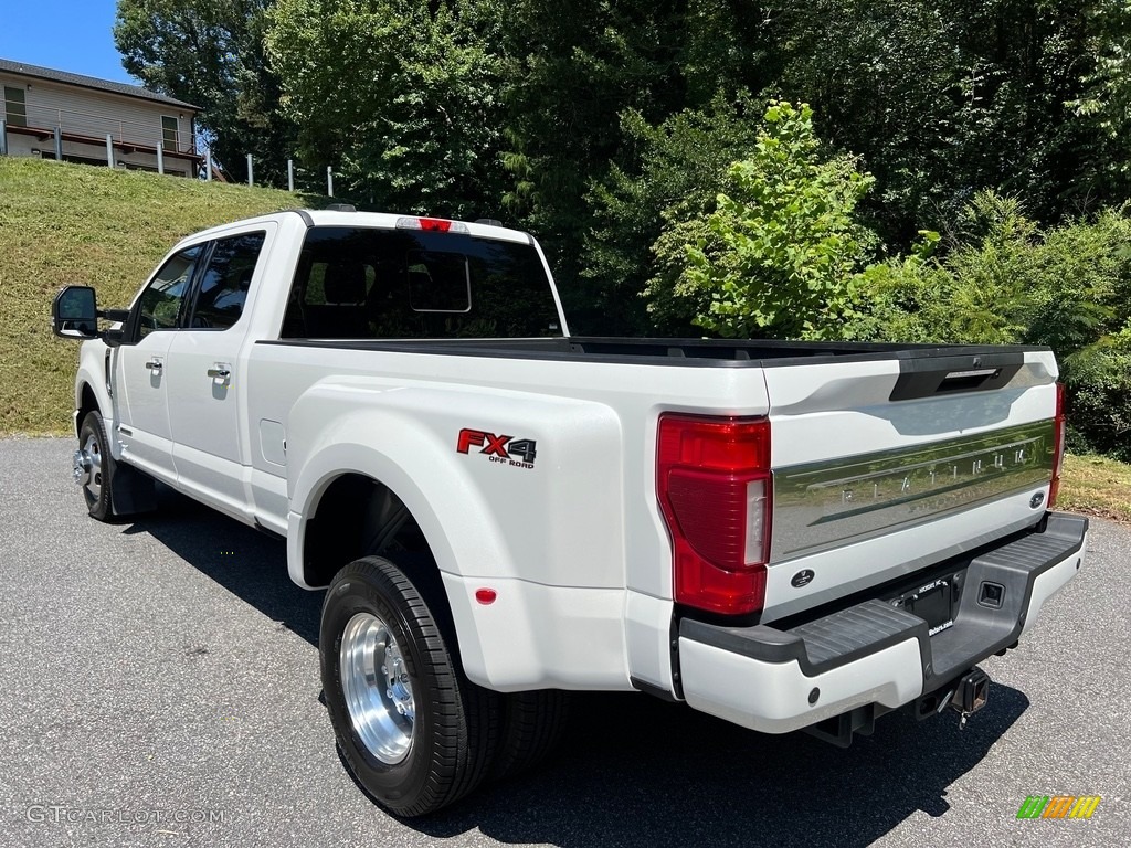 Star White 2020 Ford F350 Super Duty Platinum Crew Cab 4x4 Exterior Photo #146421958