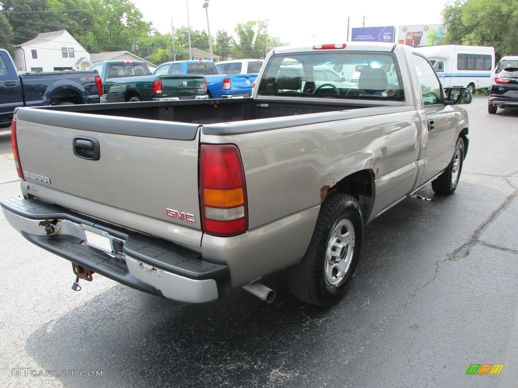 2003 Sierra 1500 Regular Cab - Pewter Metallic / Dark Pewter photo #4