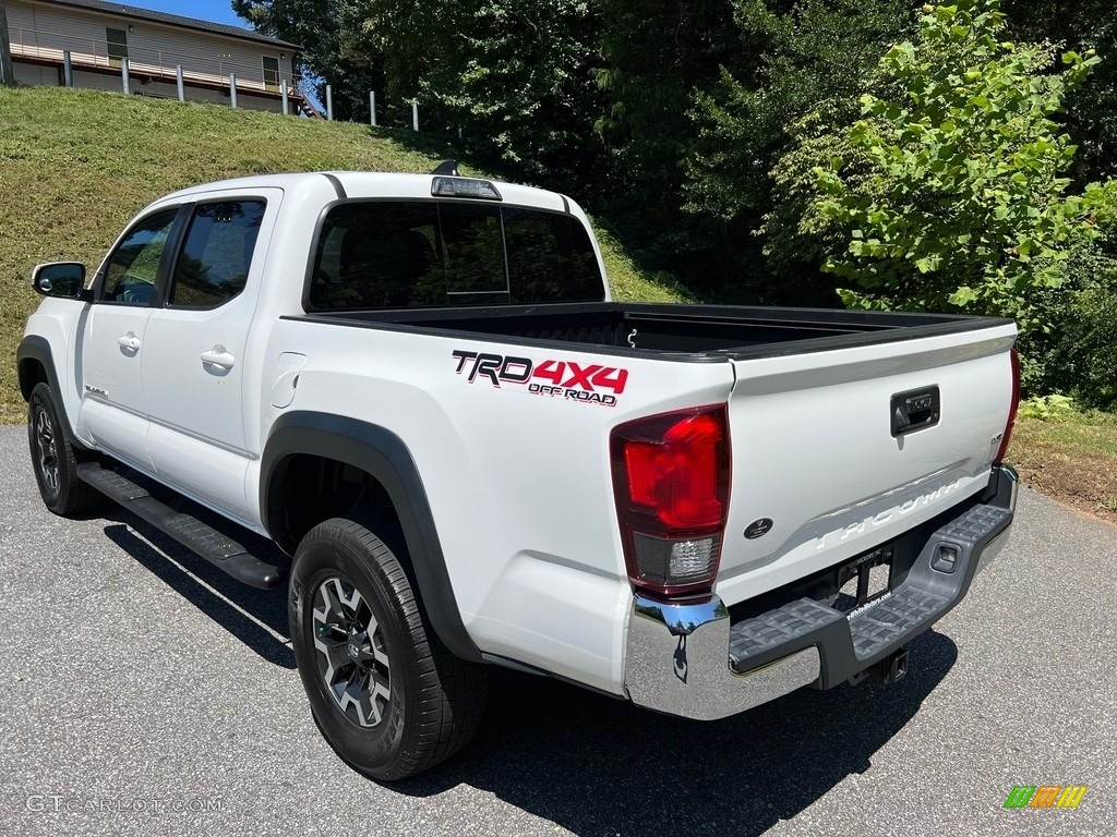 Super White 2019 Toyota Tacoma TRD Off-Road Double Cab 4x4 Exterior Photo #146422315