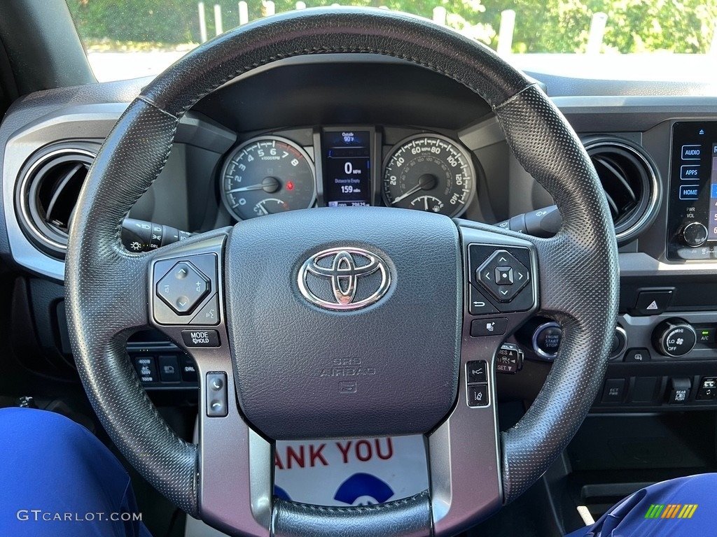 2019 Toyota Tacoma TRD Off-Road Double Cab 4x4 TRD Graphite Steering Wheel Photo #146422369
