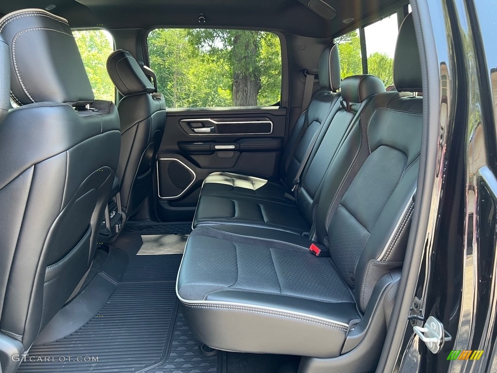 Black Interior 2023 Ram 1500 Laramie Crew Cab 4x4 Photo #146422444