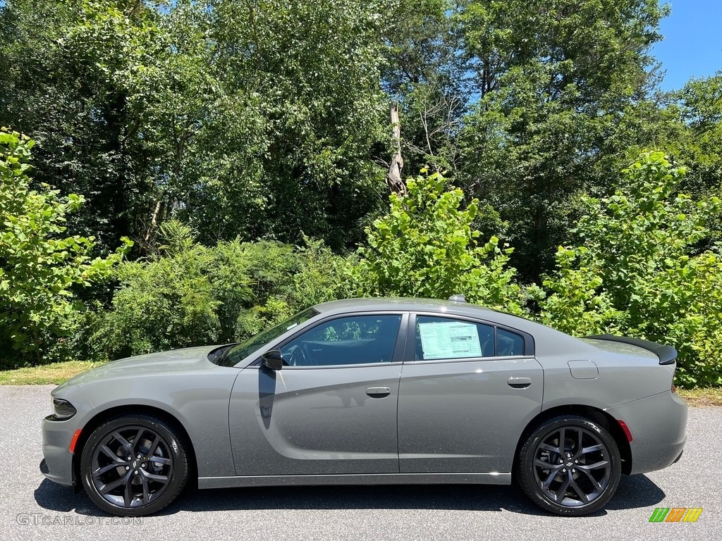 2023 Charger SXT Blacktop - Destroyer Gray / Black photo #1