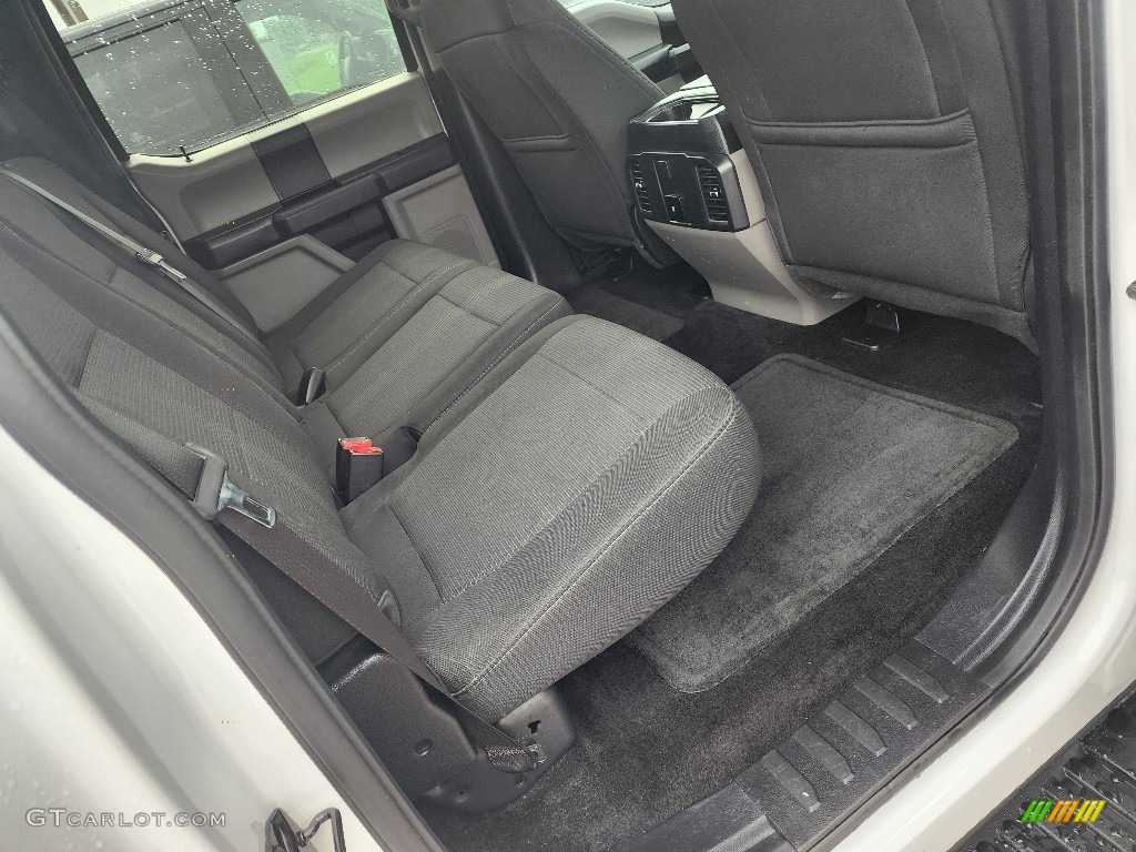 Earth Gray Interior 2017 Ford F150 XL SuperCrew 4x4 Photo #146423187