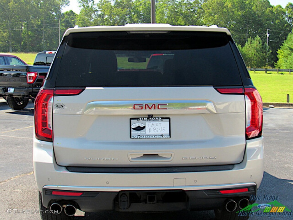 2022 Yukon XL Denali 4WD - Pearl Beige Metallic / Very Dark Ash Gray/Dark Walnut photo #4