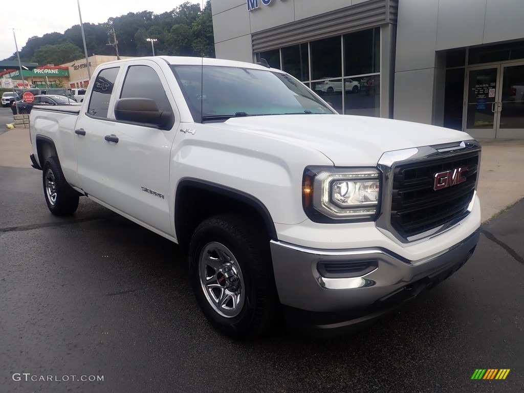 2017 Sierra 1500 Elevation Edition Double Cab 4WD - Summit White / Dark Ash/Jet Black photo #9