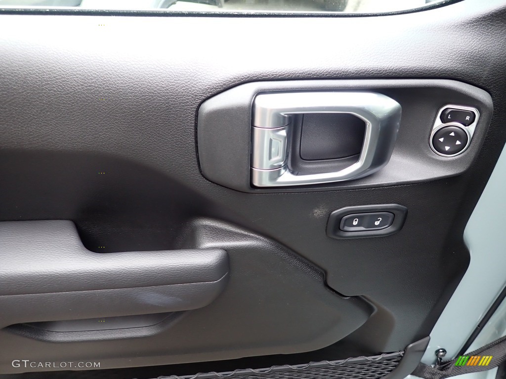 2024 Jeep Wrangler 4-Door Sport S 4xe Hybrid Black Door Panel Photo #146423841