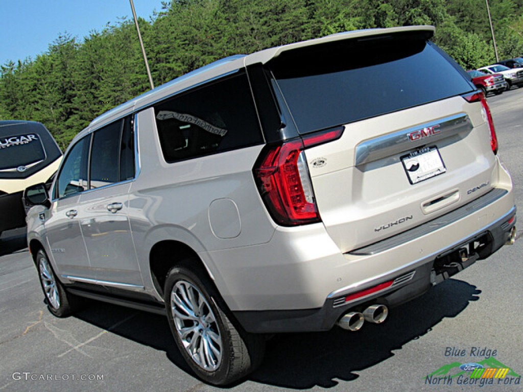 2022 Yukon XL Denali 4WD - Pearl Beige Metallic / Very Dark Ash Gray/Dark Walnut photo #31