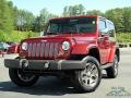 2010 Red Rock Crystal Pearl Jeep Wrangler Sahara 4x4 #146422678