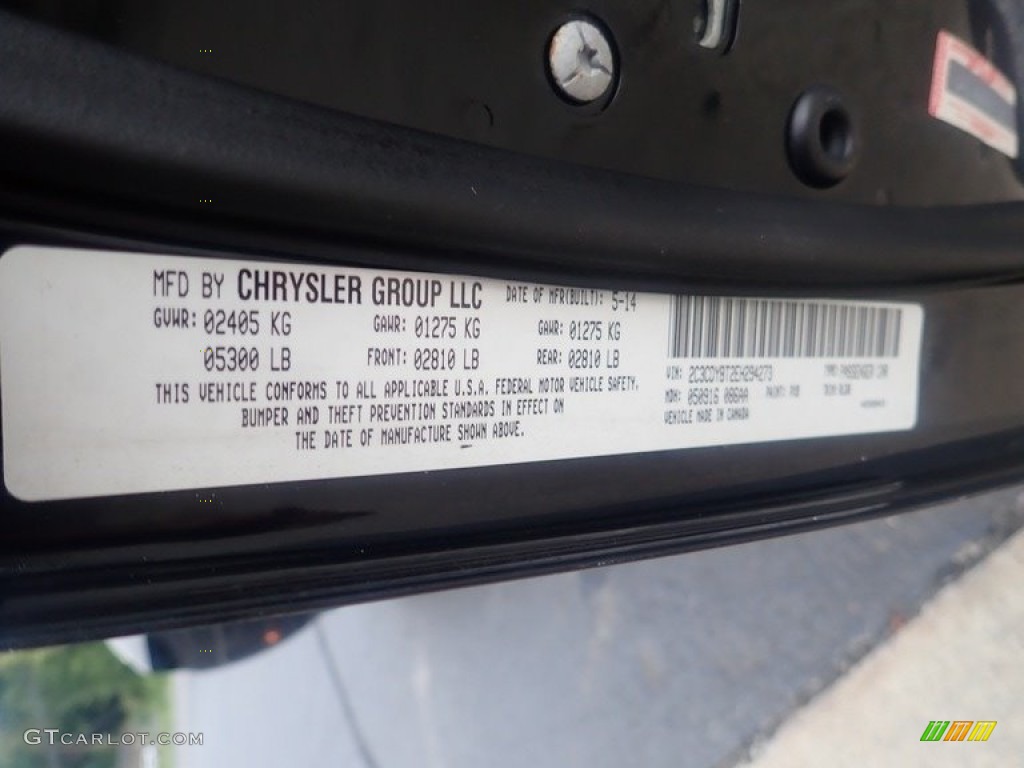 2014 Challenger R/T - Black / Dark Slate Gray/Radar Red photo #28